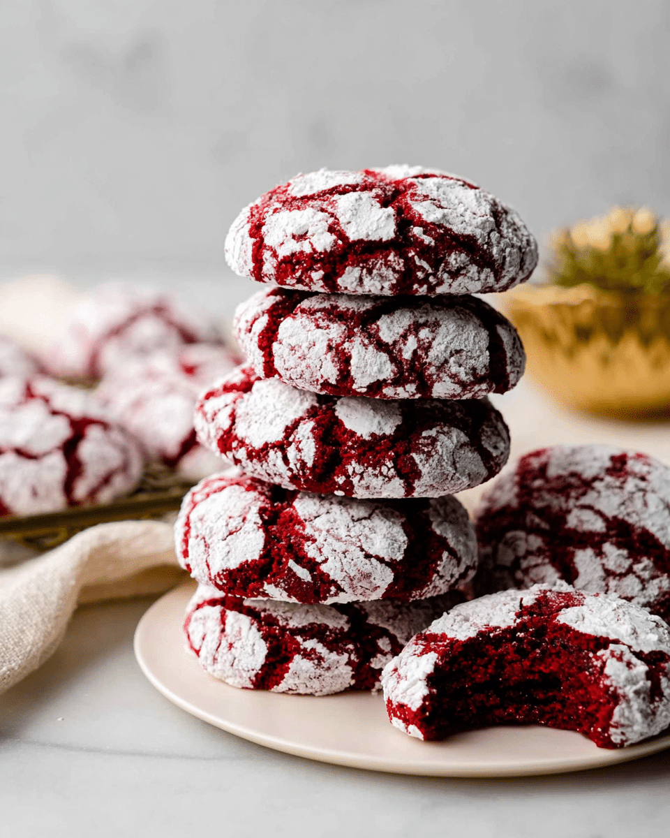 Red Velvet Crinkle Cookies: Melt-in-Your-Mouth Holiday Magic 4 Craving a festive cookie that melts in your mouth? Learn how to bake irresistible Red Velvet Crinkle Cookies that will wow your holiday guests. Discover delicious secrets now!