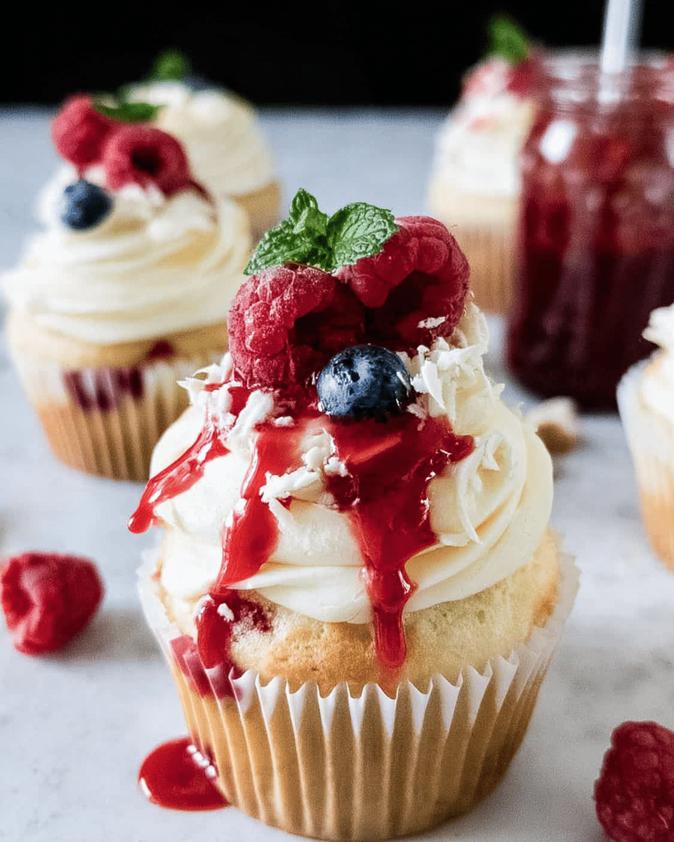 Craving the ultimate dessert? These white chocolate raspberry cupcakes will melt in your mouth and impress every guest. The best homemade treat that's easier than you think! Learn now.
