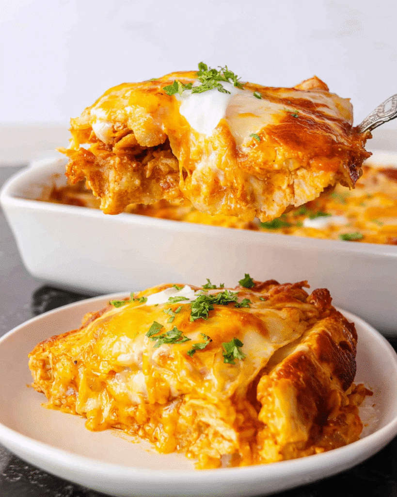 Enchilada Casserole: The Ultimate One-Pan Dinner Hack! 3 Enchilada Casserole: The Ultimate One-Pan Dinner Hack!