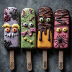 Craving Halloween dessert magic? Learn how to transform ordinary cake pops into spine-tingling Spooky Monster Cakesicles that will make your party guests scream with delight. Discover now!