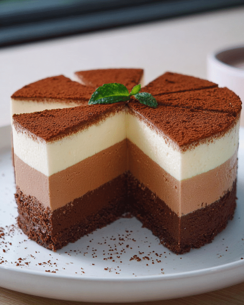 Triple-Layer Chocolate Mousse Cake: Best Decadent Dessert Ever!