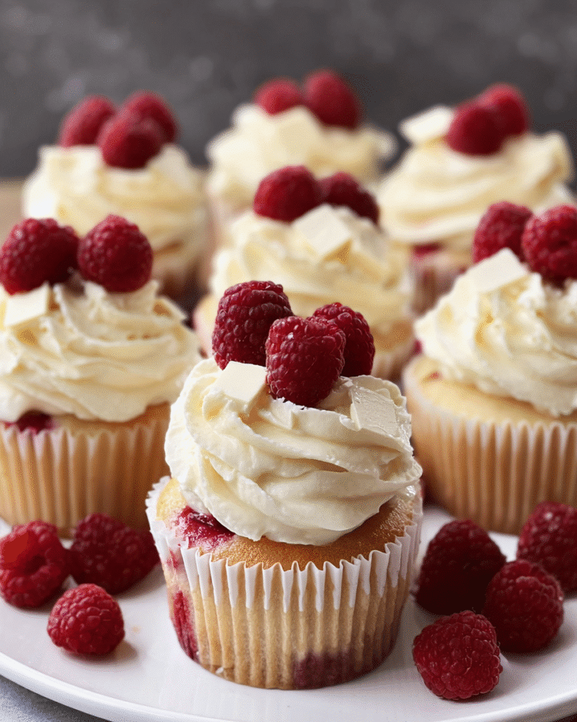 White Chocolate Raspberry Cupcakes: Heavenly Bliss in Every Bite!