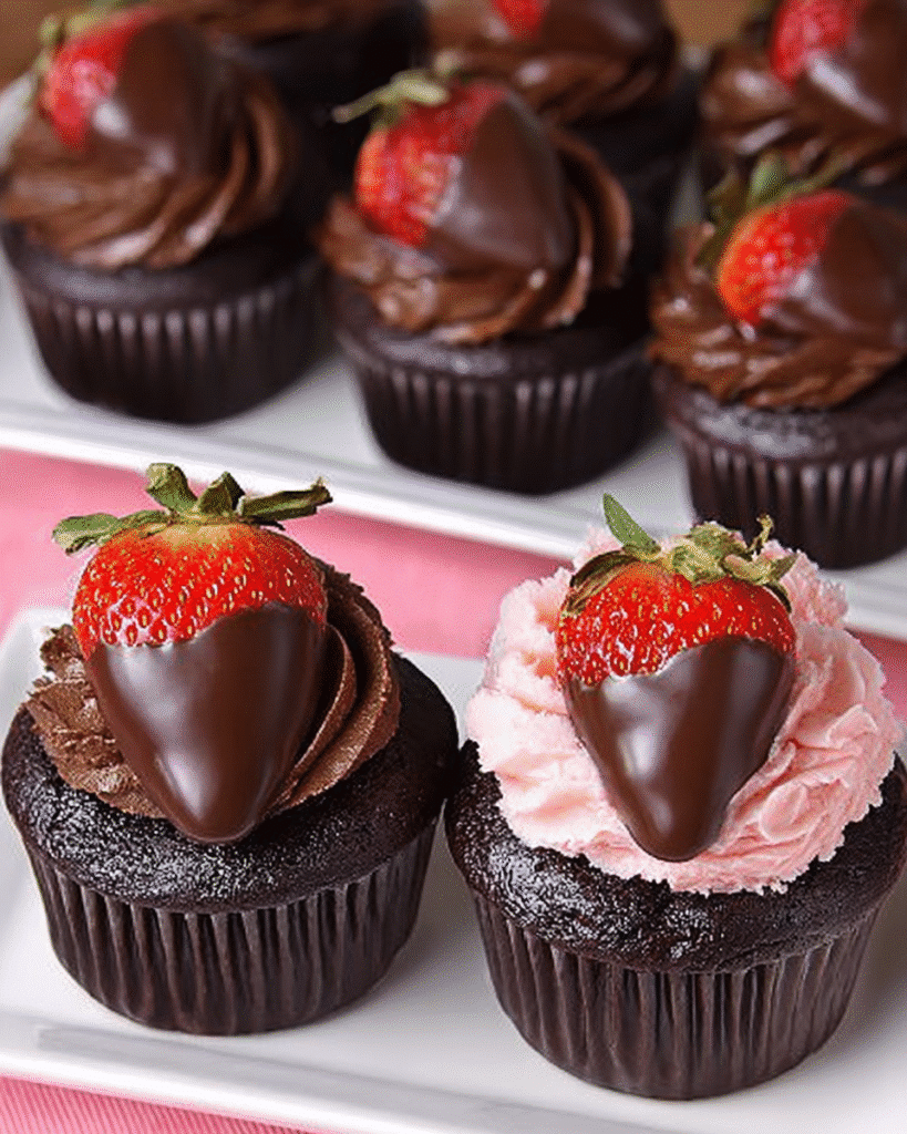 How Decadent Chocolate Strawberry Cupcakes Steal the Show
