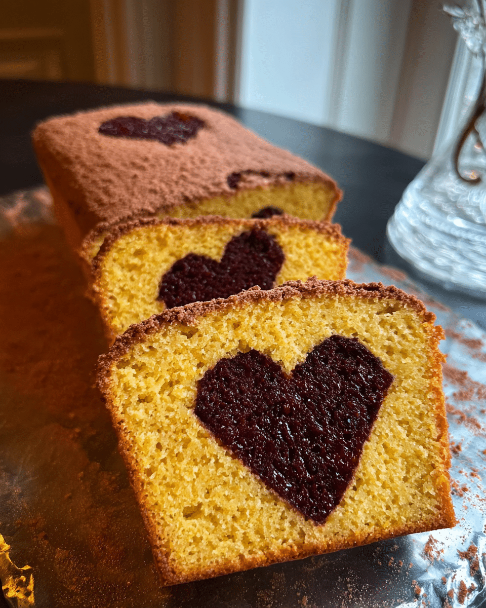 Want to wow your guests with a jaw-dropping dessert? Uncover the magic of Hidden Heart Chocolate Loaf Cake that transforms baking into an unforgettable surprise. Discover how to create this showstopping treat! *Learn now*