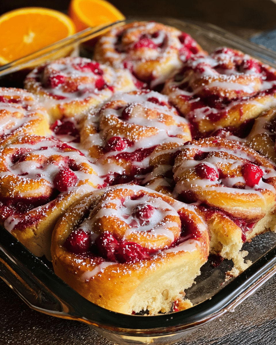 Craving a zesty brunch treat? These Cranberry Orange Sweet Rolls combine tangy citrus and sweet berries in a mouthwatering pastry perfect for weekend mornings. *Discover now*!