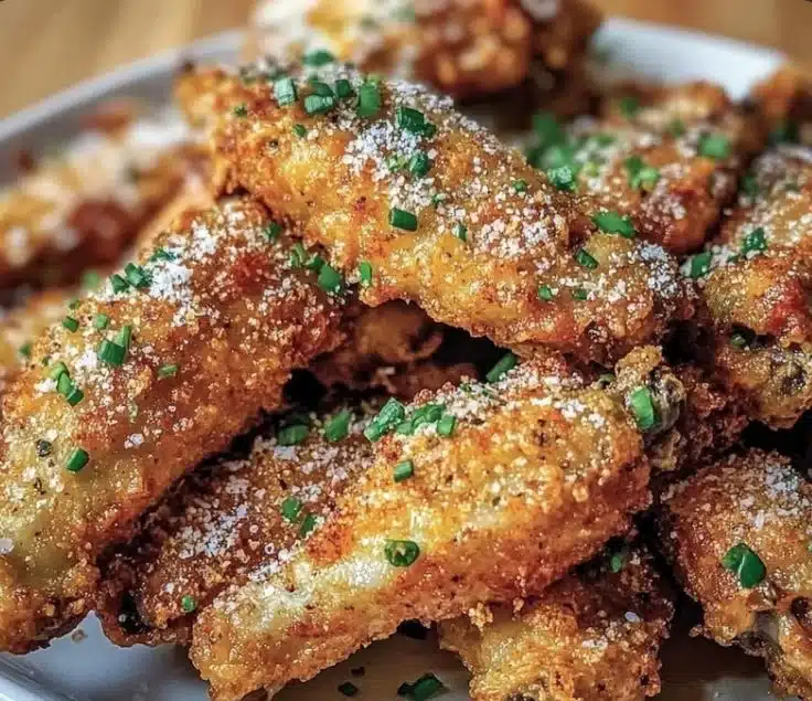 Air Fryer Parmesan Wings 4 Air Fryer Parmesan Wings