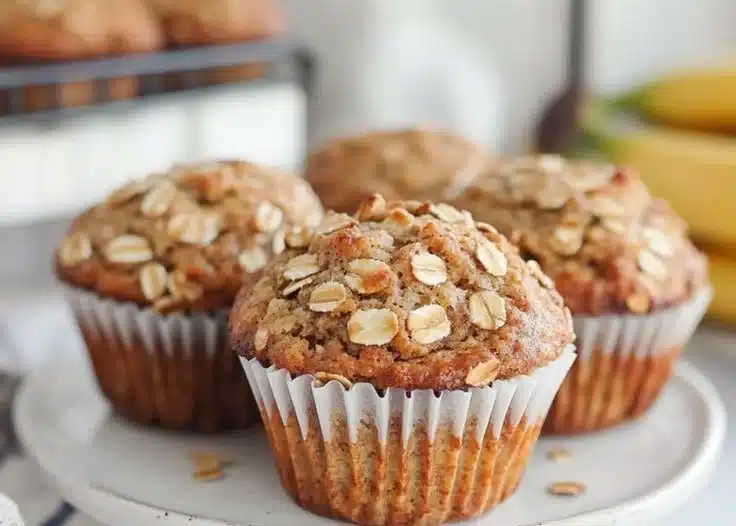 Banana Oat Muffins