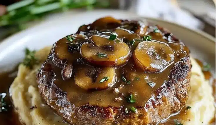 Bobby Flay's Salisbury Steak with Gravy