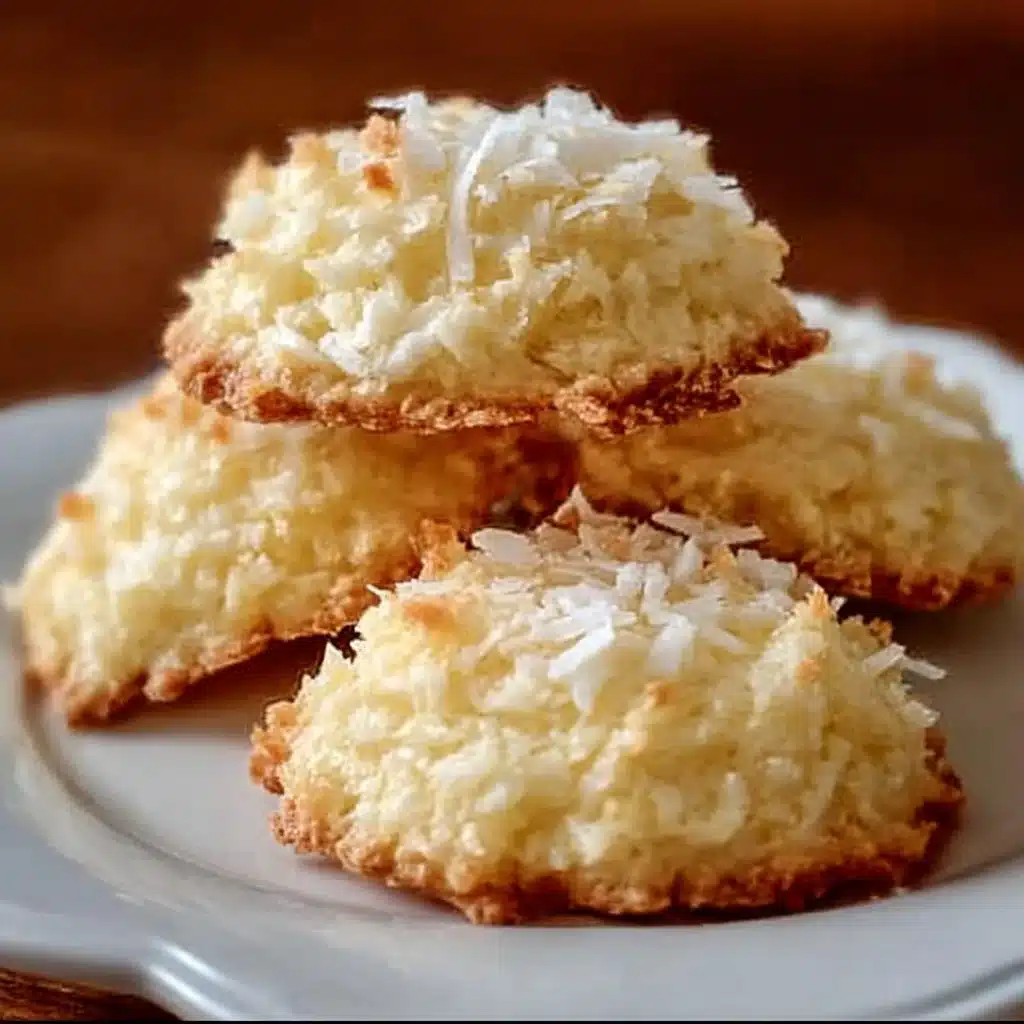 Delicious Coconut Cheesecake Cookies with creamy coconut and cheesecake flavors