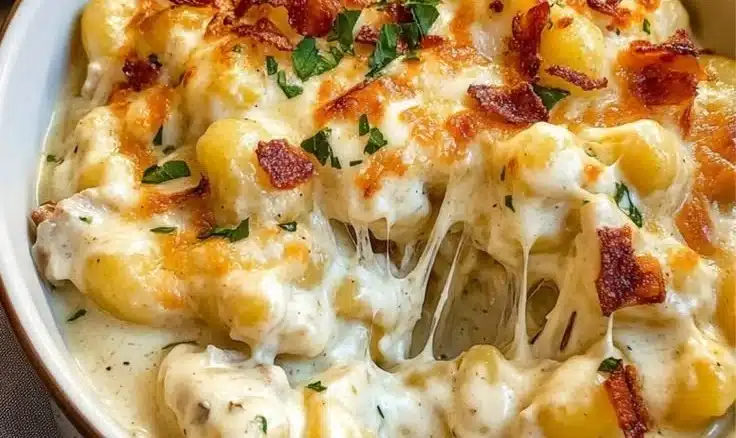 Creamy Crack Chicken Gnocchi