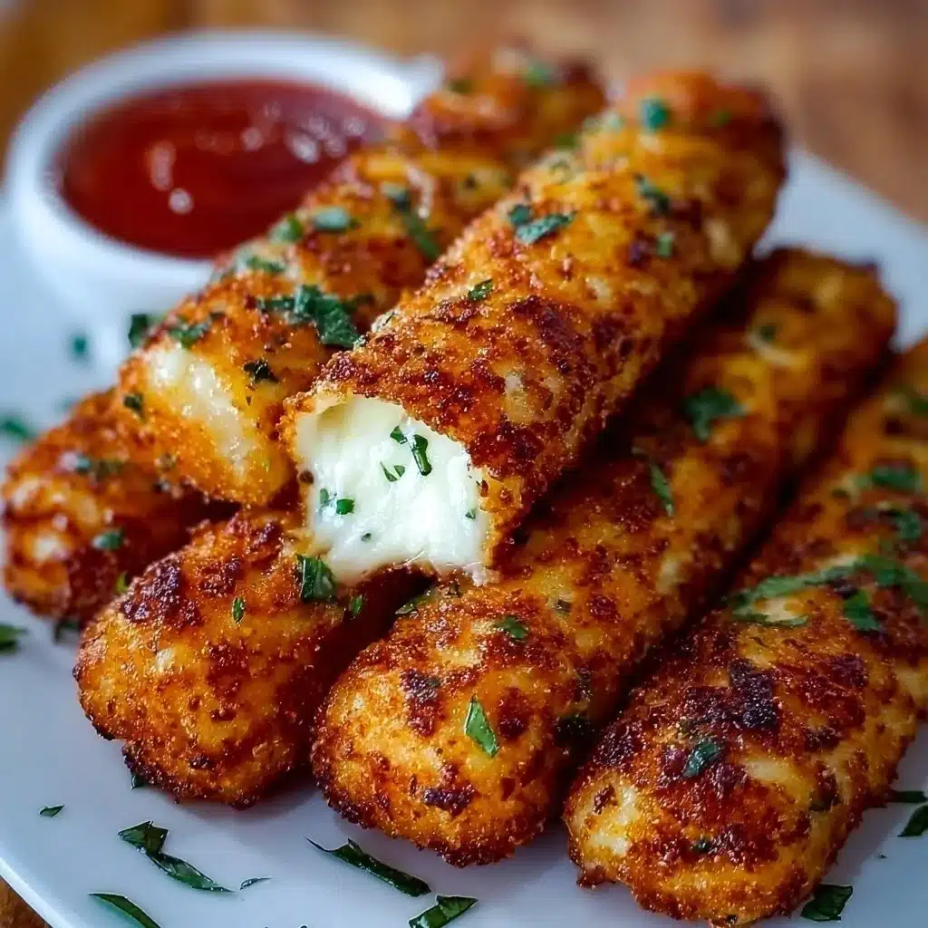Crispy Homemade Mozzarella Sticks 4 Crispy Homemade Mozzarella Sticks