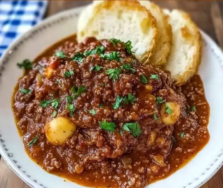 Garlic Bread Sloppy Joes