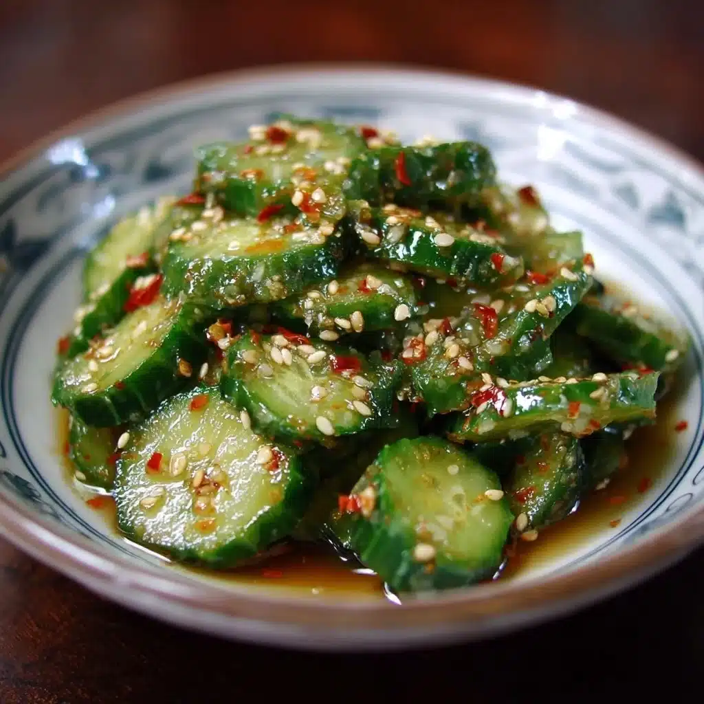 Korean Cucumber Salad 4 Korean Cucumber Salad (Oi Muchim)