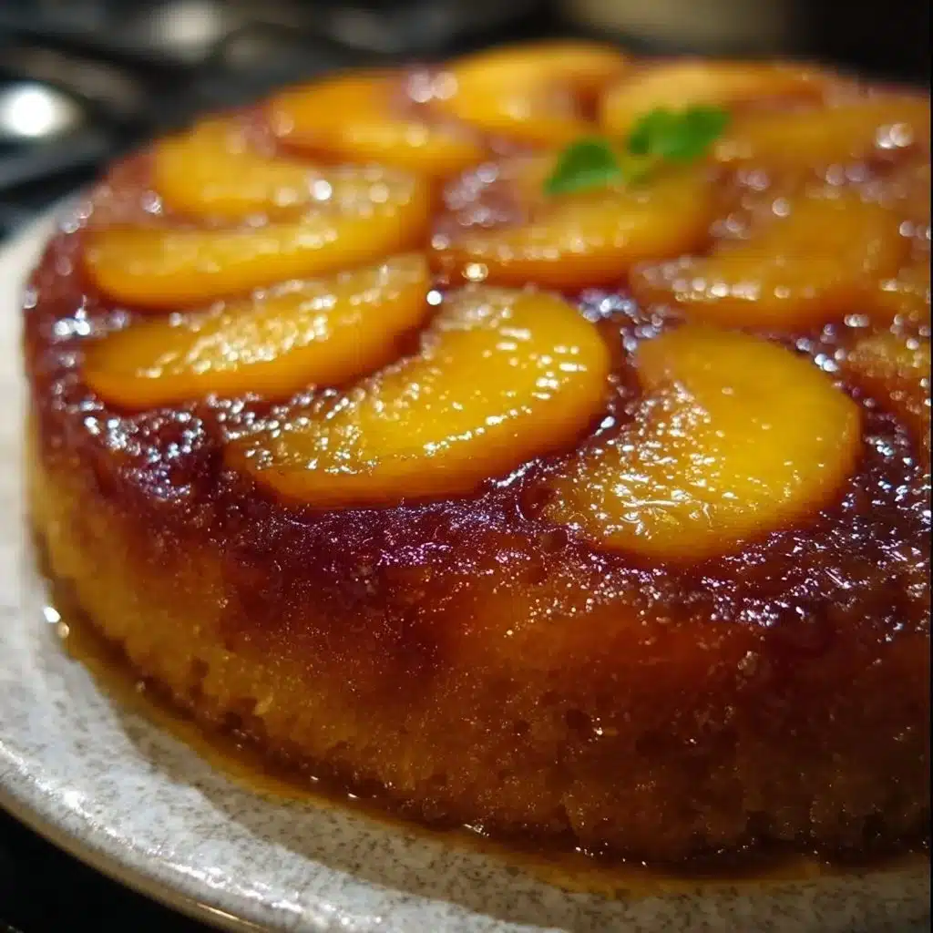 Peach Upside-Down Cake