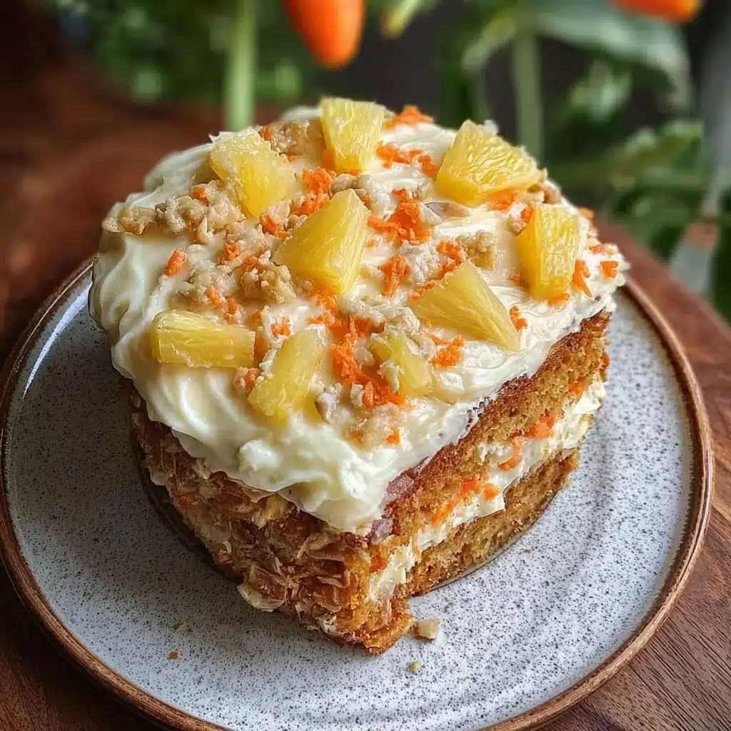 Pineapple Carrot Cream Cake