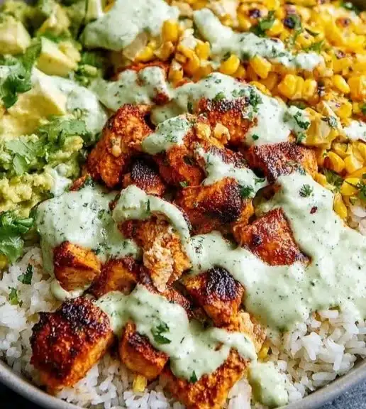 Street Corn Chicken Rice Bowl 4 Street Corn Chicken Rice Bowl