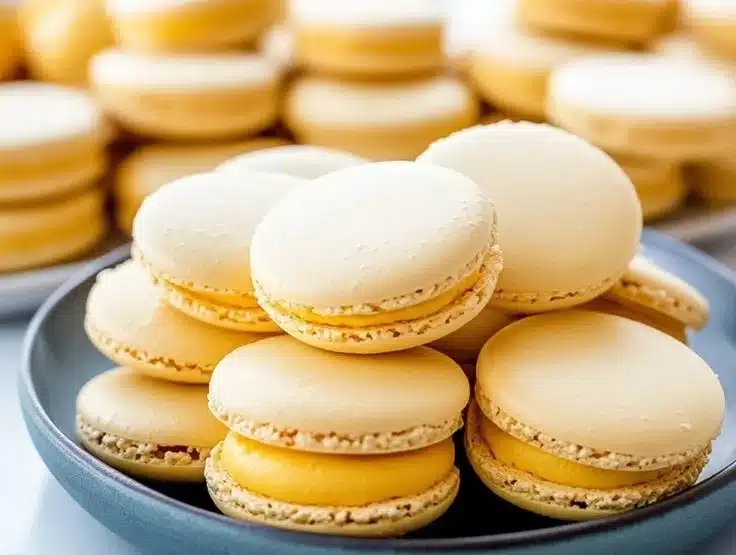 Swiss Meringue Macarons 4 Swiss Meringue Macarons