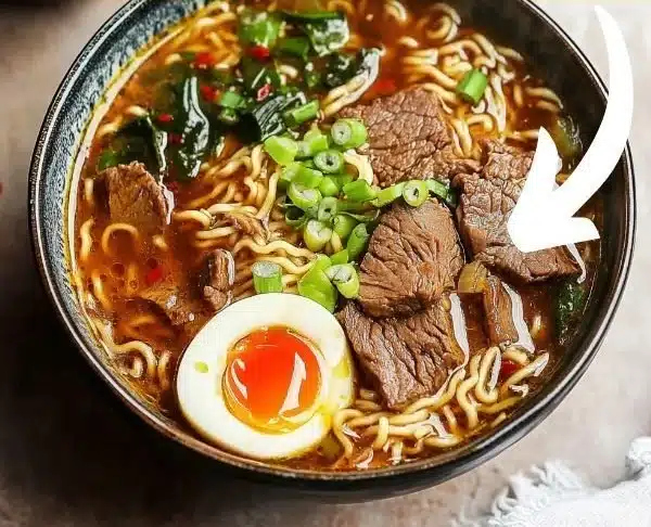 Beef Ramen Noodle Soup