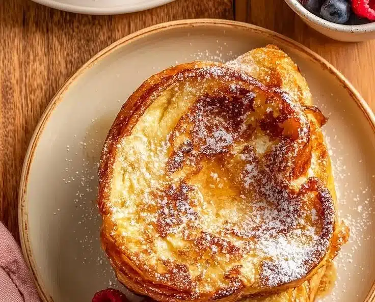 Buttery Croissant French Toast
