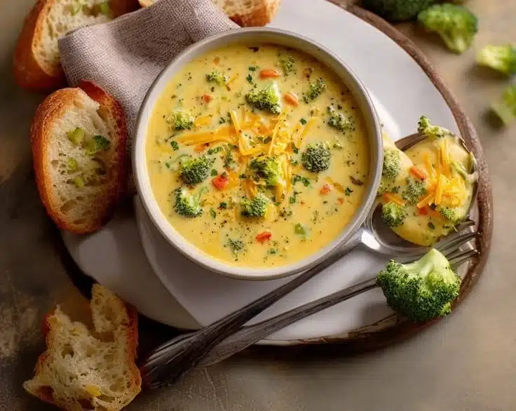 Comforting Broccoli Cheddar Soup – Creamy One-Pot