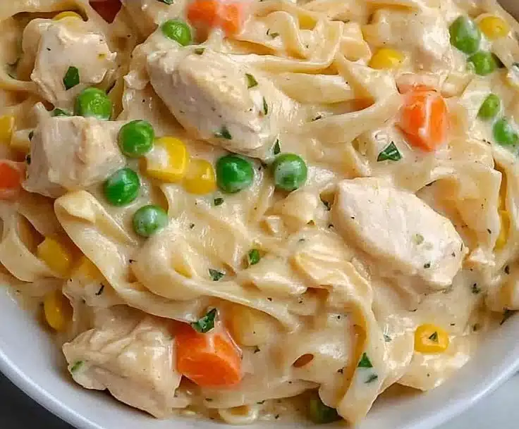 Classic Chicken Pot Pie Pasta
