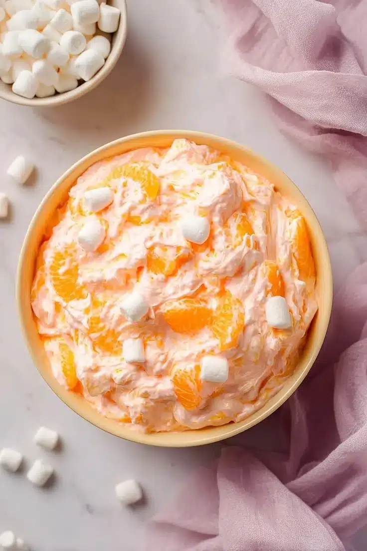Classic Easter Orange Jello Salad