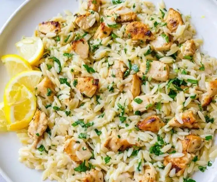 Creamy Lemon Chicken Orzo