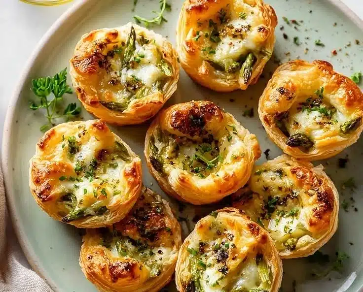 Crispy asparagus bites served as a healthy snack