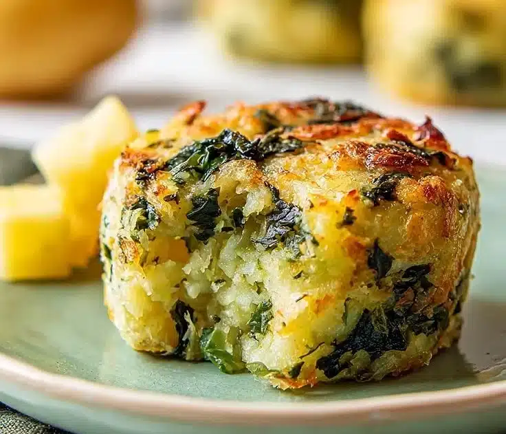 Plate of crispy Colcannon Puffs served with dipping sauce