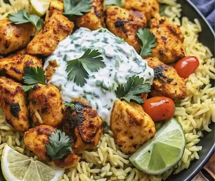 Dump and Bake Chicken Tzatziki Rice 4 Dump and Bake Chicken Tzatziki Rice