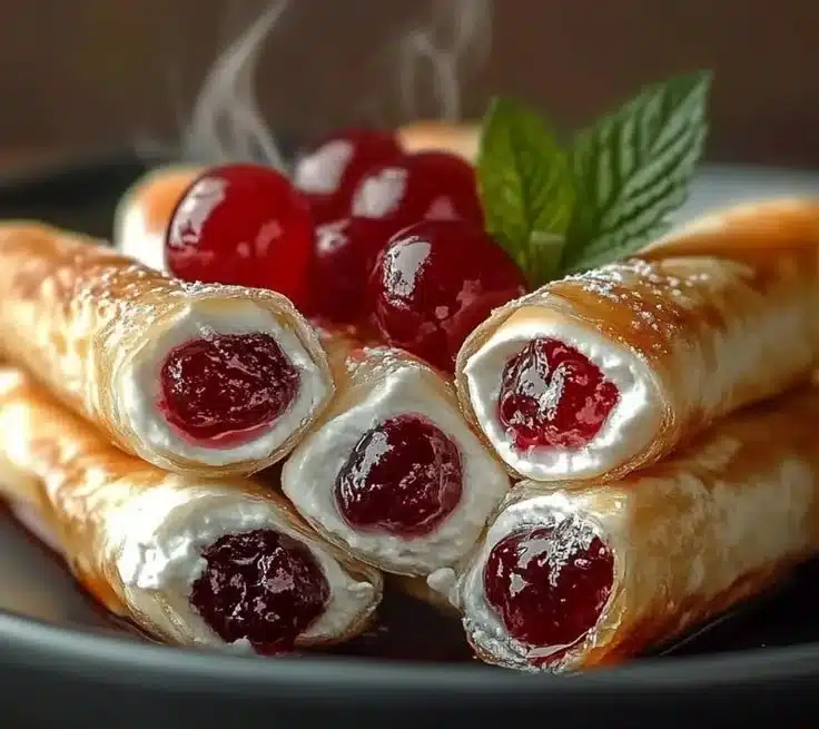 Irresistibly Sweet Cherry Pie Filling Wraps for Breakfast Bliss