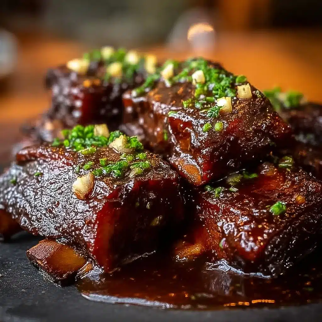 Epic Crockpot Beef Short Ribs ππ₯ 3 Delicious Crockpot beef short ribs served with garnishes