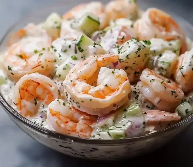 Irresistibly Fresh New York Deli Shrimp Salad Recipe