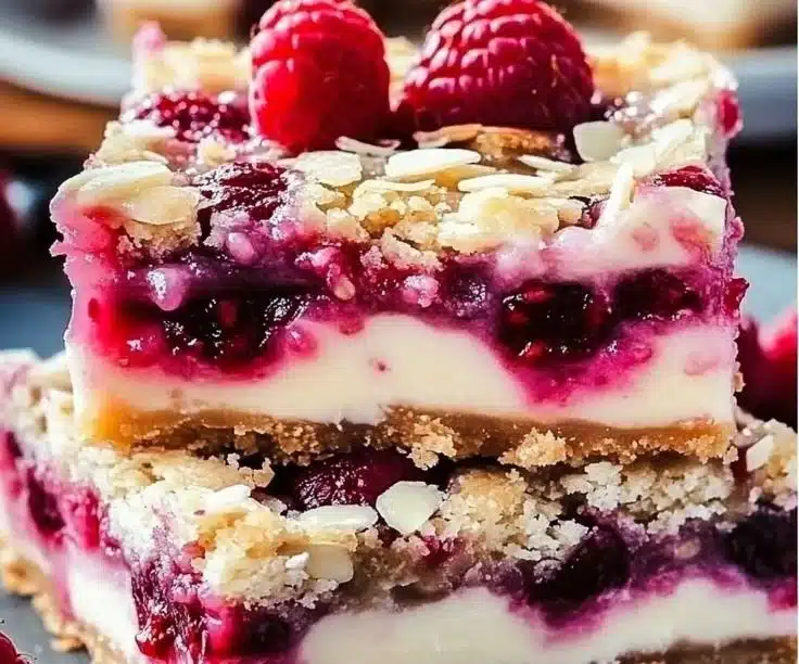 Rhubarb Bars 4 Pin by Temp Recipes | Simple Recipes on Dessert Recipes | Raspberry cheesecake bars, Dessert bar recipe, Sweet snacks recipes