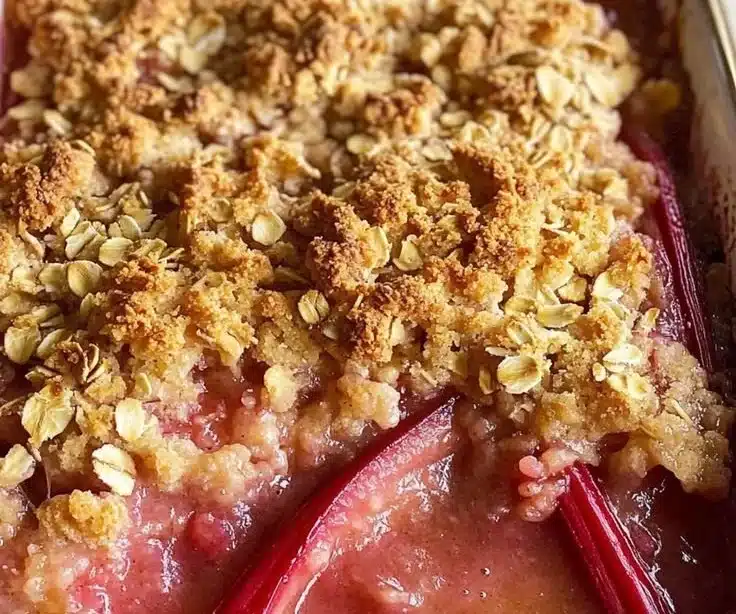 Rhubarb Crisp 4 Rhubarb Crisp