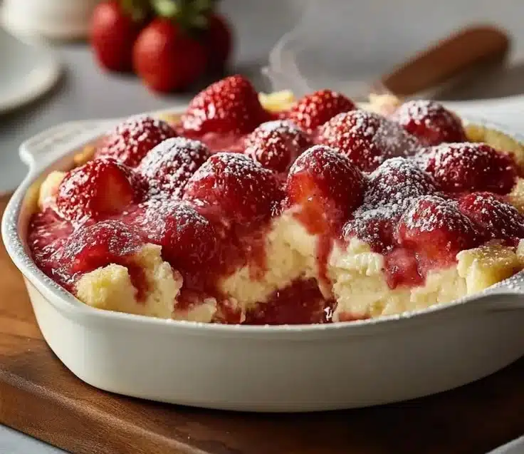 Strawberry Cheesecake Dump Cake ππ° 4 Delicious Strawberry Cheesecake Dump Cake Recipe to Savor!