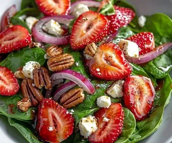 Strawberry Spinach Salad