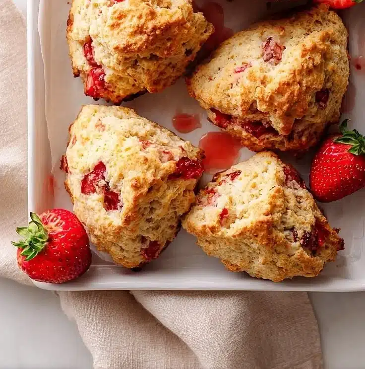 Vegan Strawberry Scones