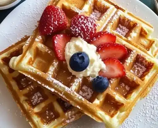 Buttermilk Waffles 4 Golden Buttermilk Waffles