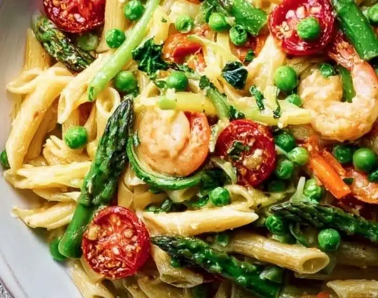 Creamy Pasta Primavera