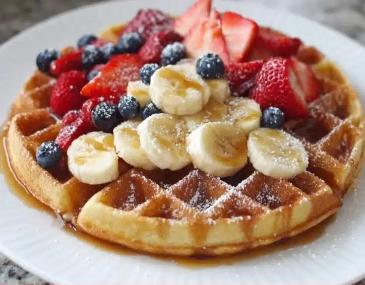 Easy Belgian Waffles 4 Easy Belgian Waffles