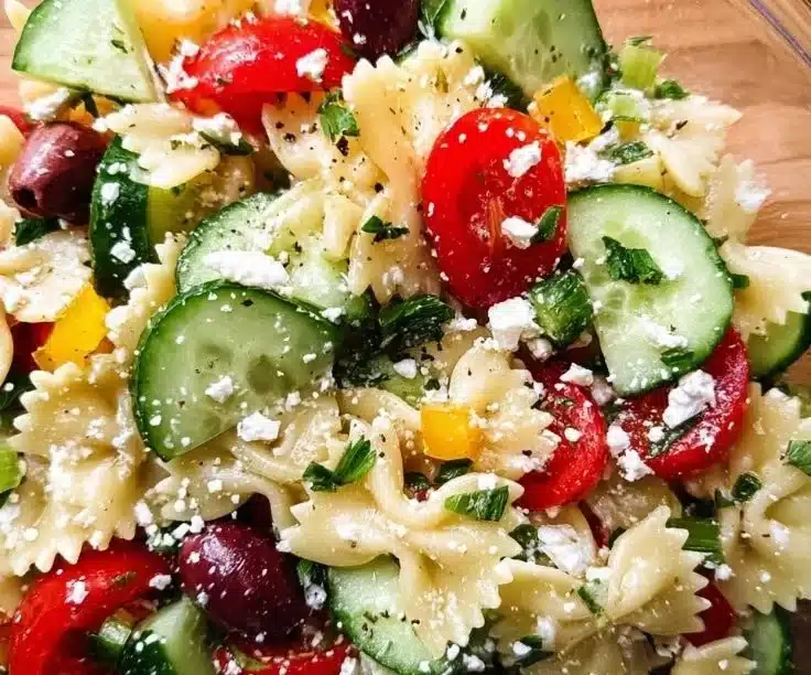 Easy Greek Pasta Salad
