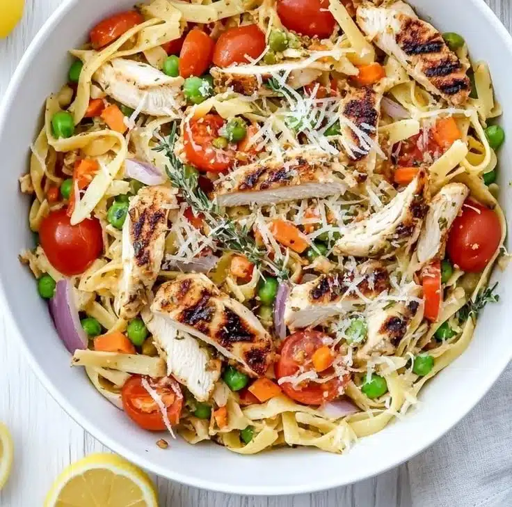 Fresh Chicken Pasta Primavera 4 Fresh Chicken Pasta Primavera