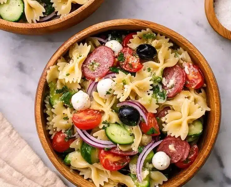Italian Pasta Salad 4 Best Italian Pasta Salad with Salami - myjoyfulkitchen