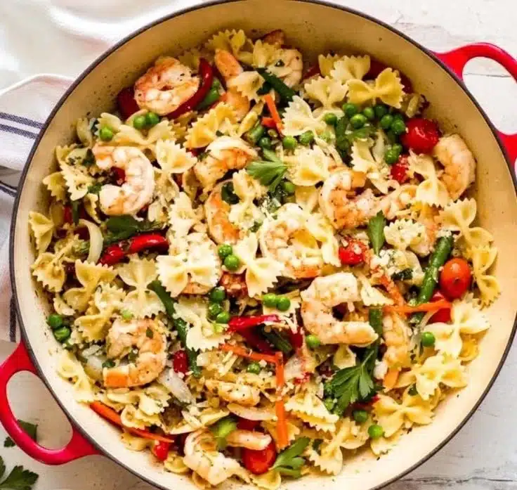 Pasta Primavera with Shrimp