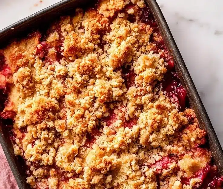 Classic Rhubarb Coffee Cake