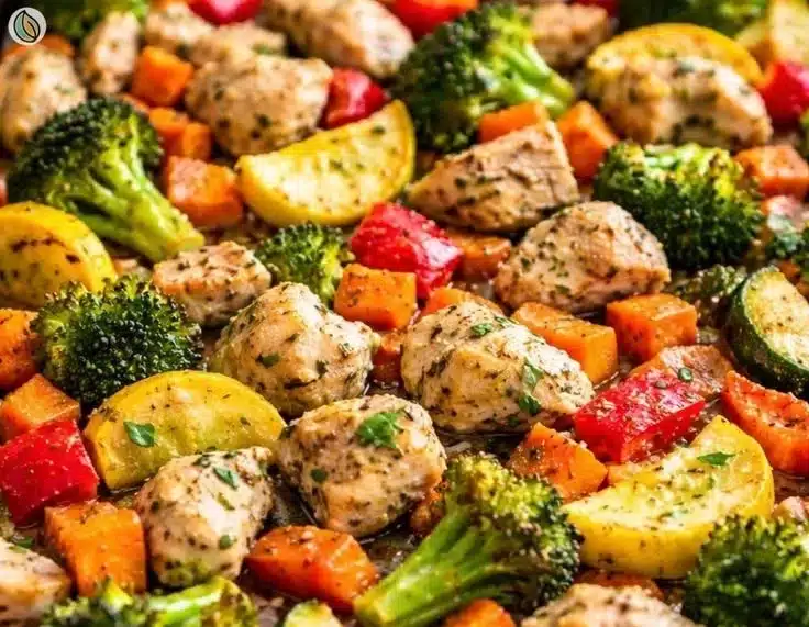 Sheet Pan Chicken and Vegetables 4 Sheet Pan Chicken and Vegetables