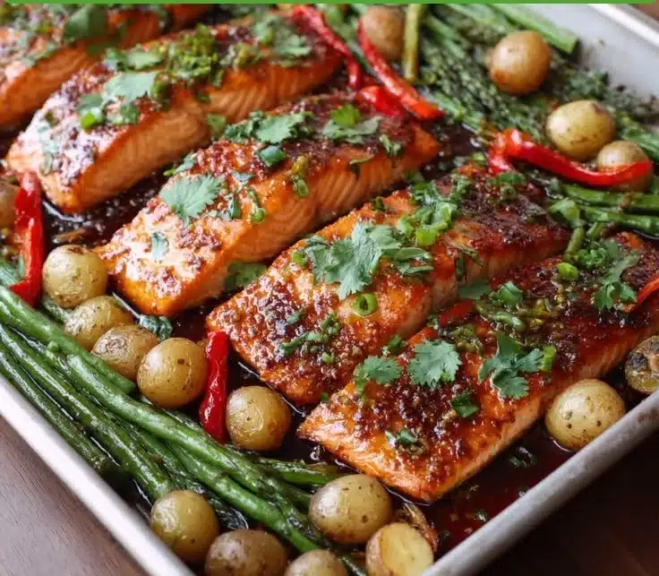 Sheet Pan Teriyaki Salmon