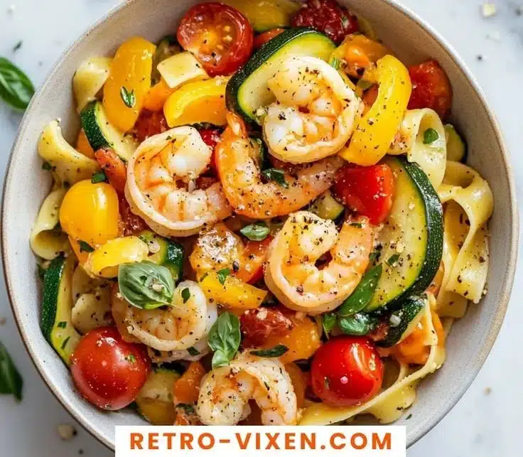 Shrimp Primavera Pasta