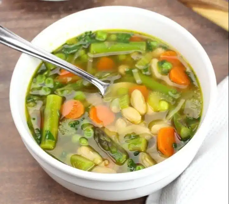 Spring Vegetable Soup 4 Spring Vegetable Soup